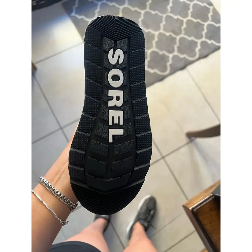Sorel Uni-sex Whitney Puffy Black Mid Snow Child Rain Boots Kids - Picture 6 of 6